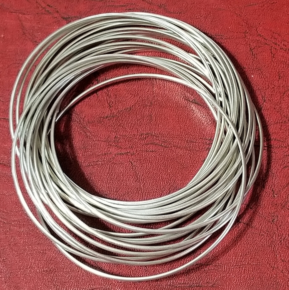 Silpada Sterling Silver 21-Bangle Bracelet - Picture 5 of 12